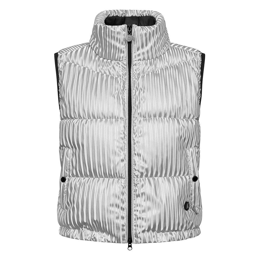 Frieda & Freddies NY Kurzweste Fake Down - silber