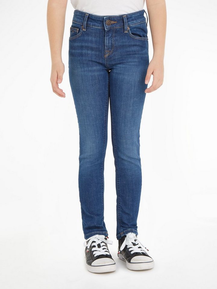 Tommy Hilfiger Slim-fit-Jeans NORA DARK WASH in blauer Waschung