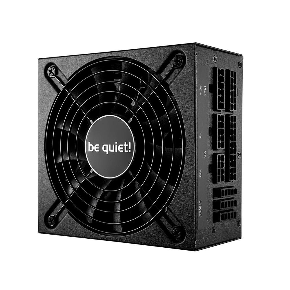 be quiet! SFX L Power 600W PC-Netzteil (BN215, 600 Watt, 80PLUS Gold  Effizienz, 120mm Lüfter, leiser Betrieb, Computer Power Supply Unit,  schwarz)