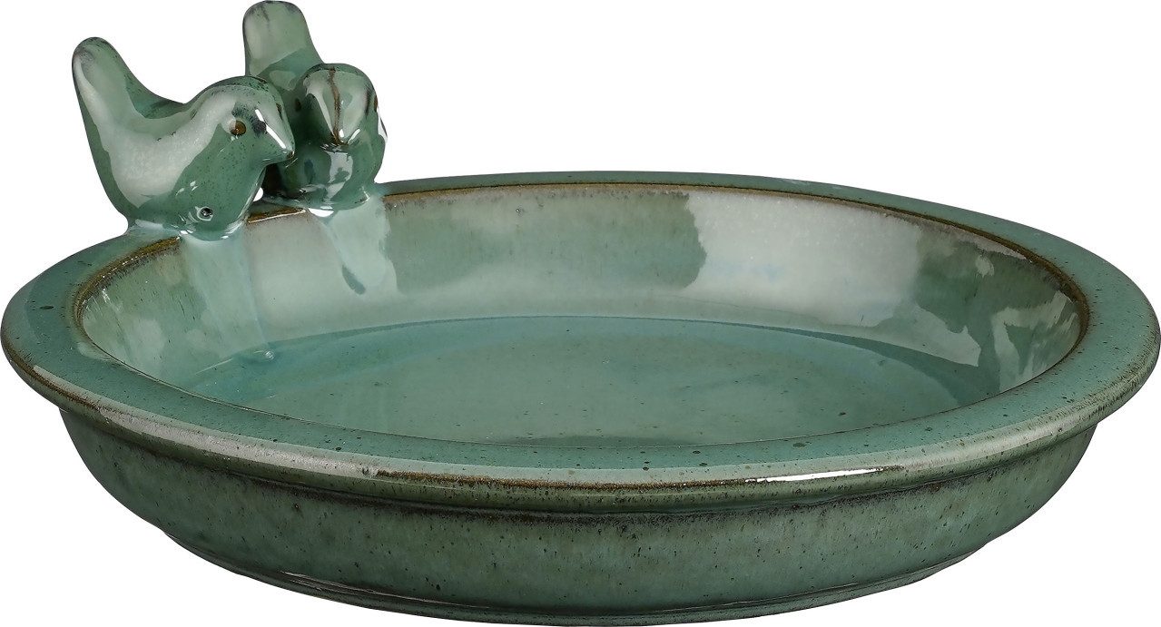 Mica Decorations Vogeltränke Mica Decorations Vogelfutterspender Keramik türkis