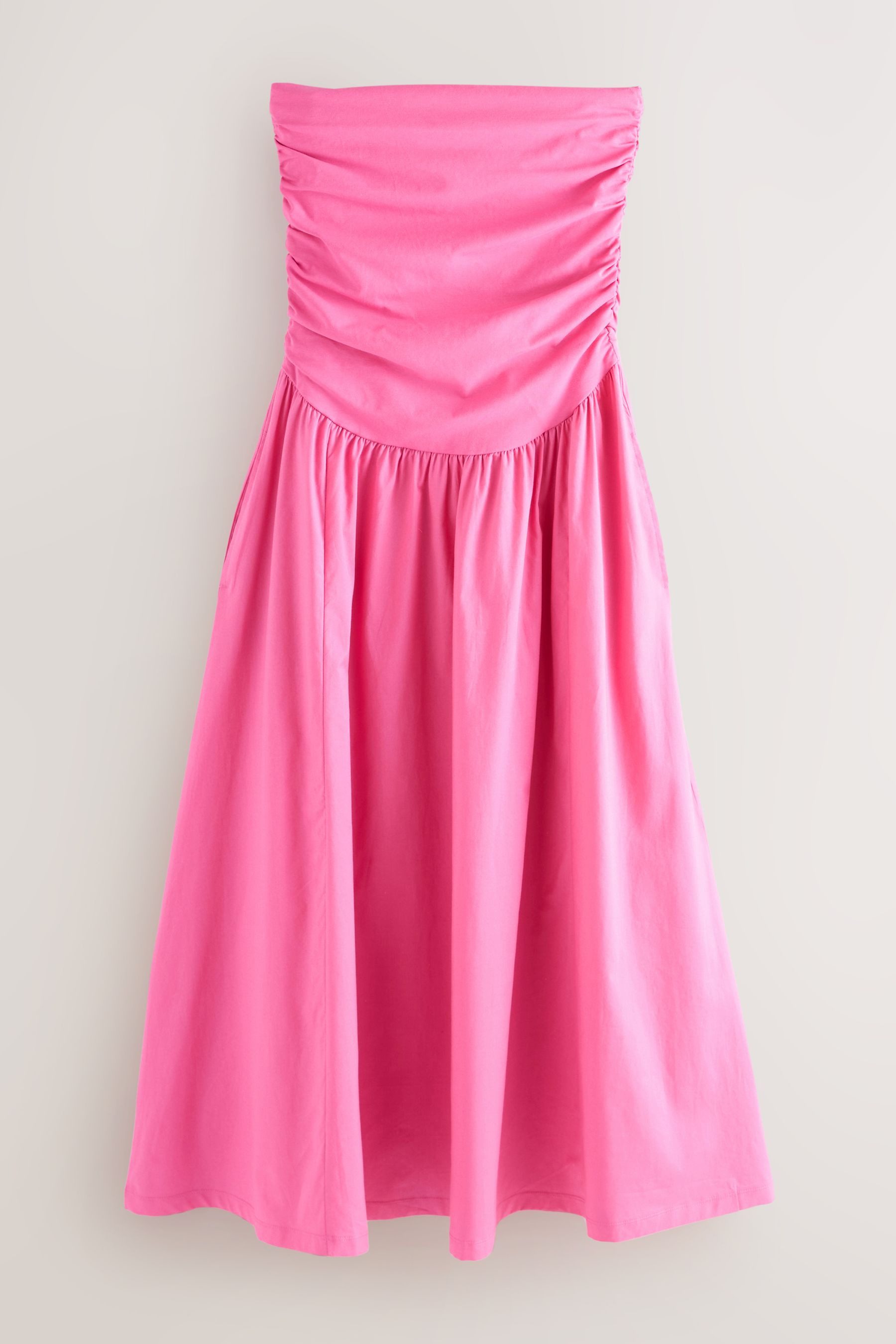 Next Midikleid Bandeau-Midikleid aus Jersey-Mischgewebe (1-tlg) günstig online kaufen