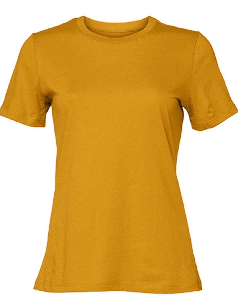 Bella + Canvas T-Shirt 1er/2er-Pack Bequemes Damen Relax T-Shirt für Frauen u. Mädchen (1-tlg) Gr. S bis XXL, verschiedene Farben Senfgelb