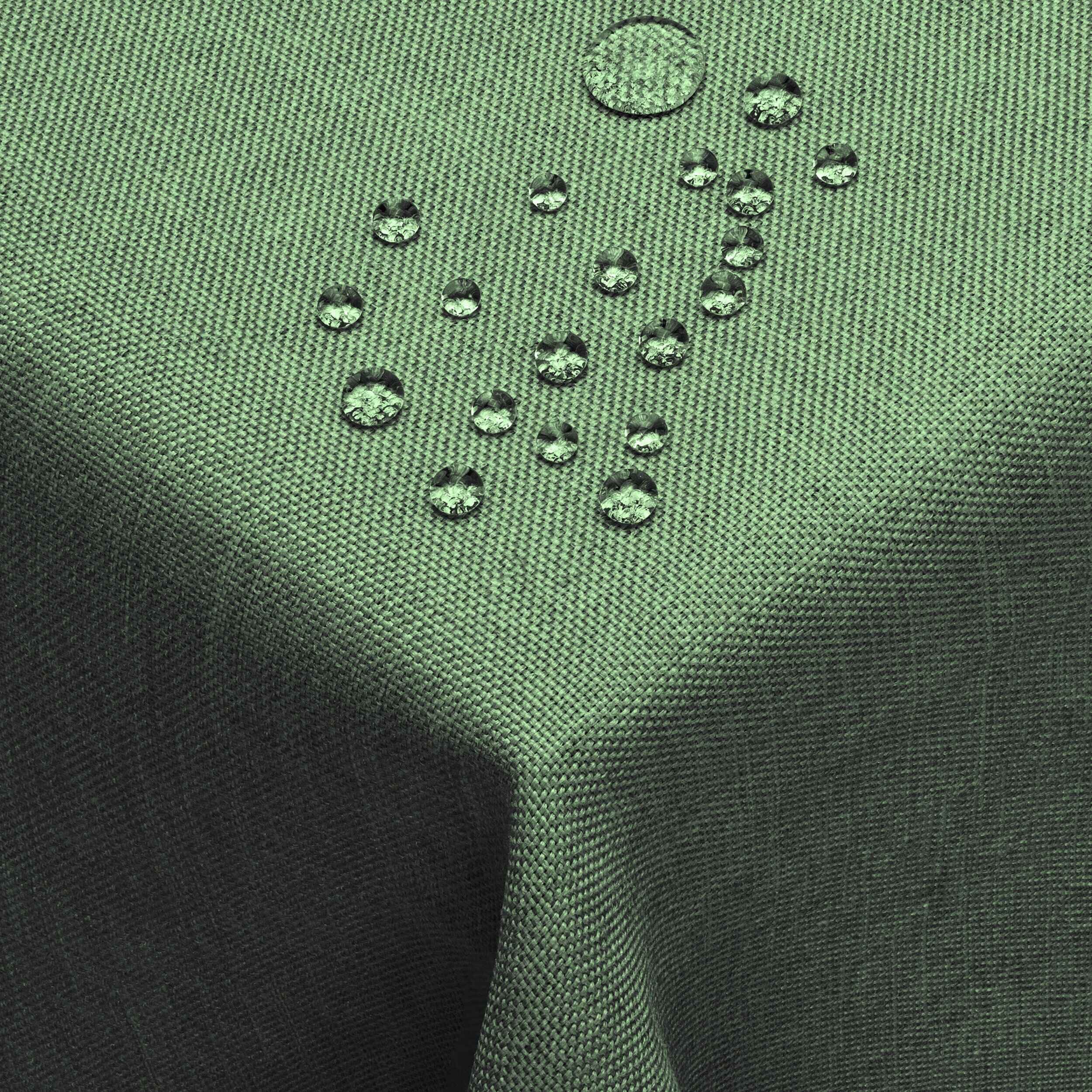 DecoHomeTextil Heimtextilmanufaktur Tischdecke Leinen Optik Tischdecke Tischtuch Abwaschbar Wasserabweisend