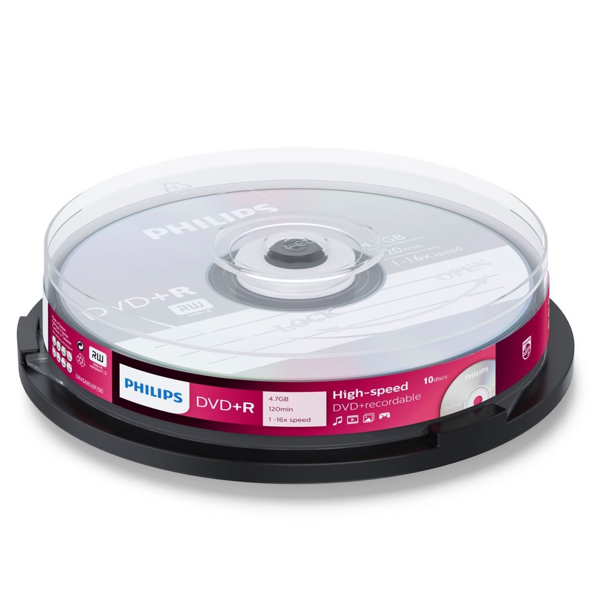 Philips DVD-Rohling 1x25 DVD+R 8,5GB DL 8x IW SP