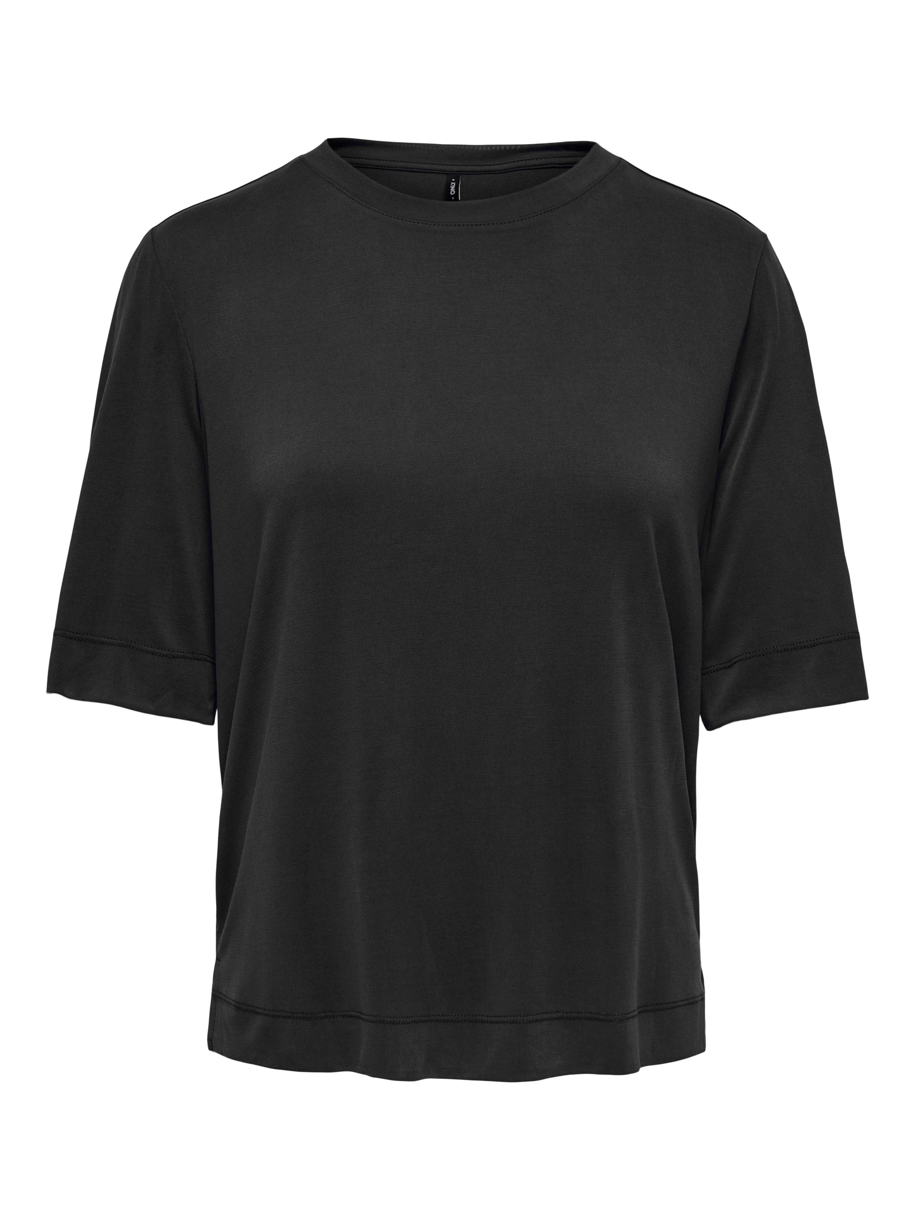 ONLY Kurzarmshirt ONLHANNAH S/S O-NECK TOP günstig online kaufen