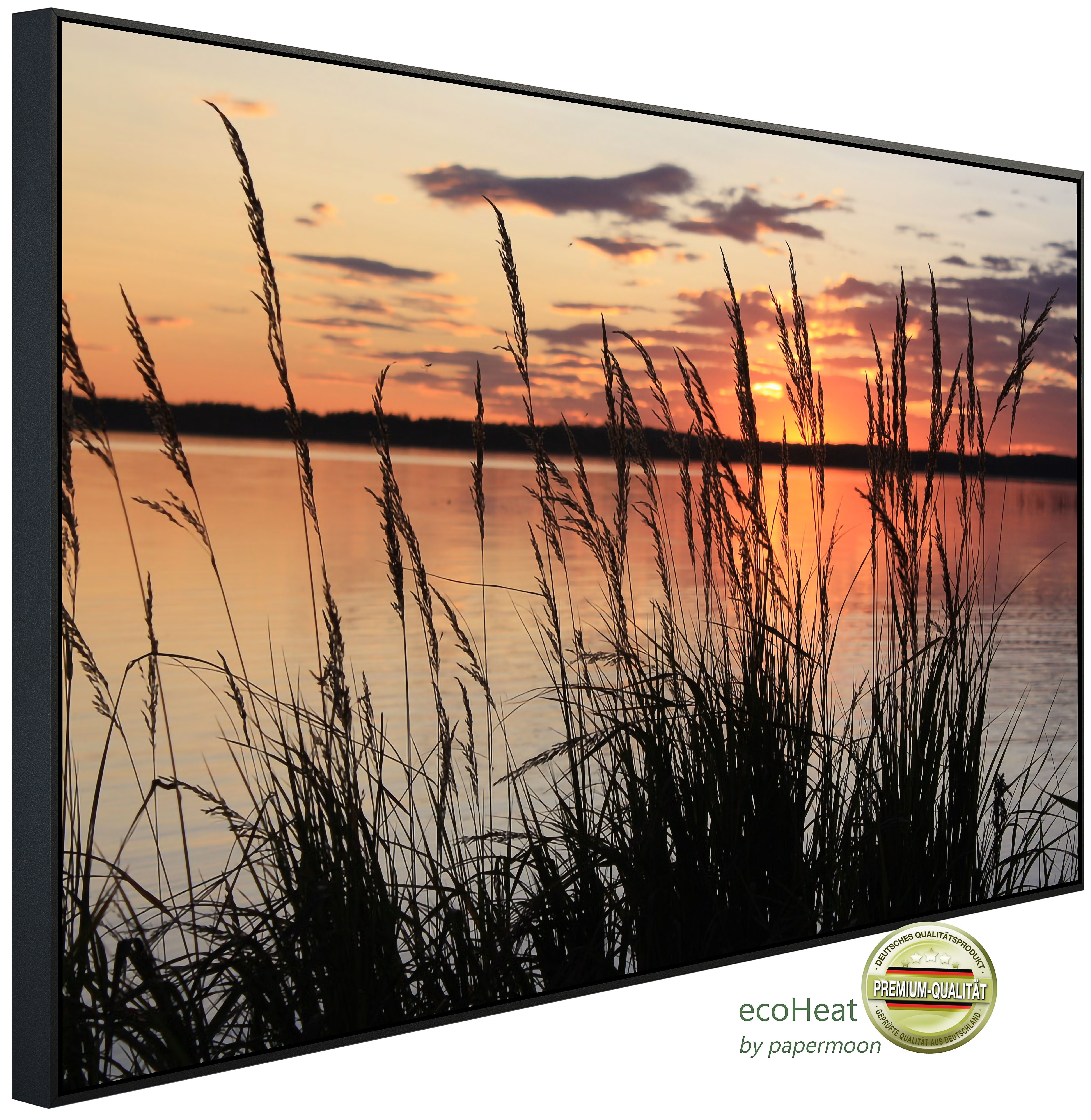 Papermoon Infrarotheizung INFRAROT-BILD-HEIZUNG, Strand, TÜV-Rheinland/GS zertifiziert, angenehme Strahlungswärme
