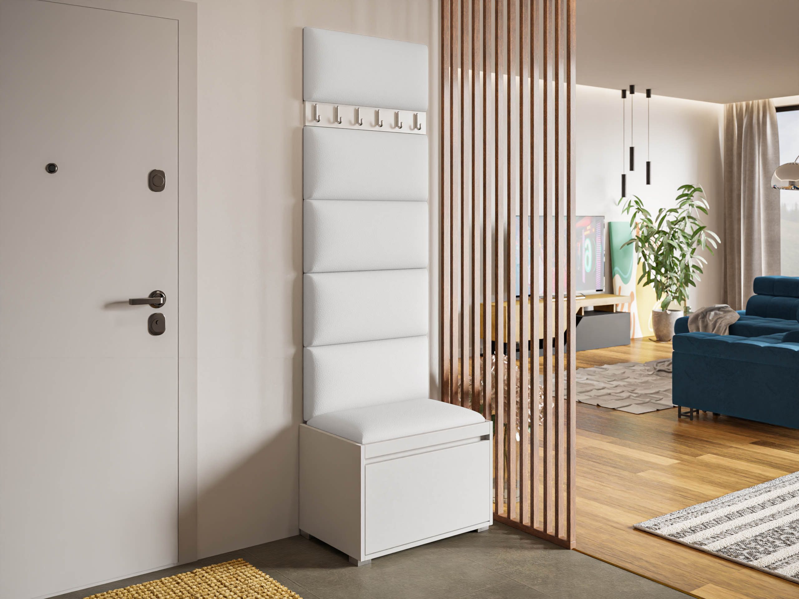 MIRJAN24 Garderoben-Set Grawis 60 IV, (Komplett-Set, 6x Wandpaneel 60x30, S günstig online kaufen