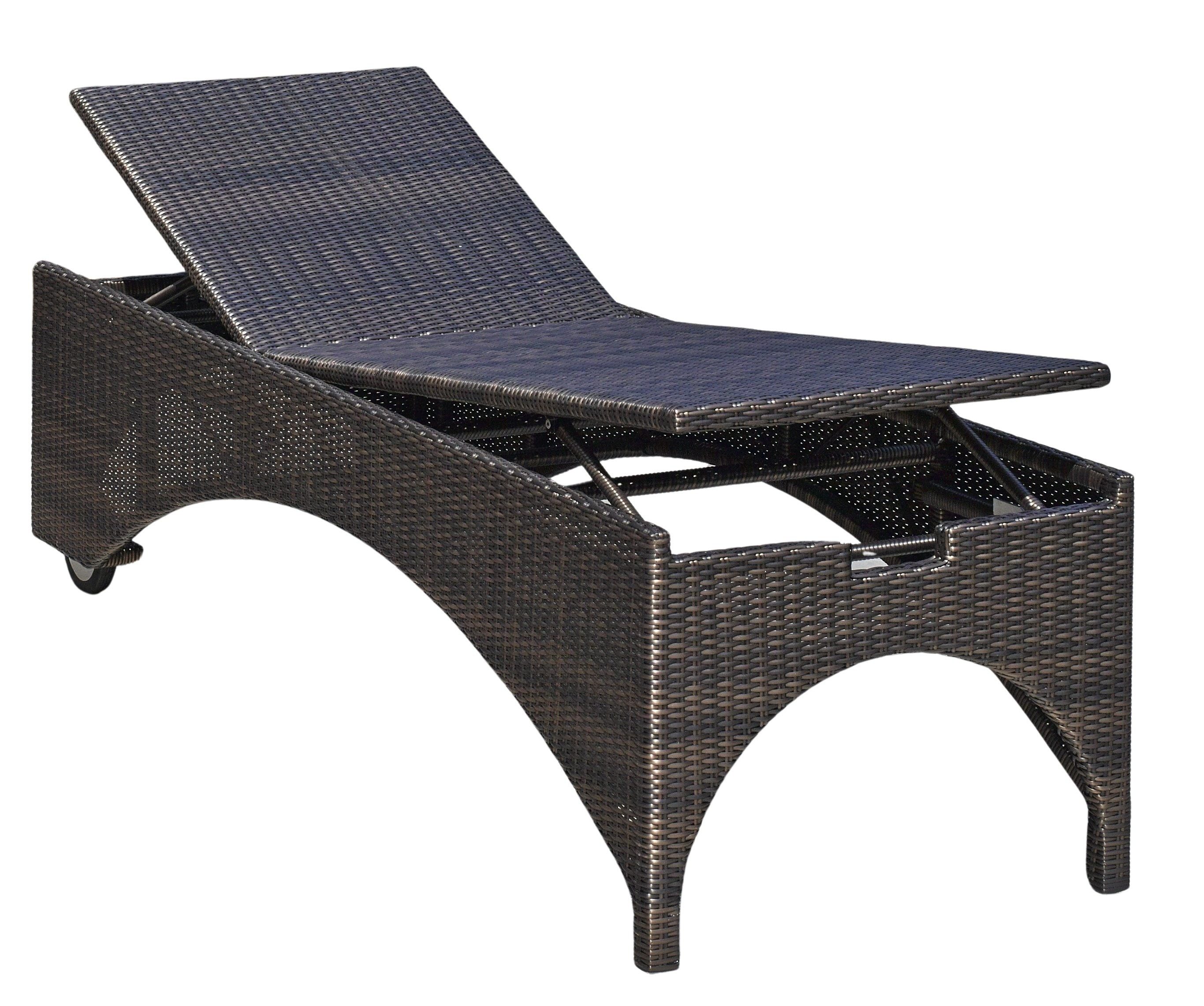 Destiny Gartenliege BOLIVAR HIGH Bronze, Polyrattan, günstig online kaufen