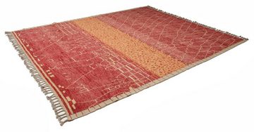 Designteppich Kelim Afghan Berber 262x305 Handgewebter Moderner Orientteppich, Nain Trading, rechteckig, Höhe: 3 mm