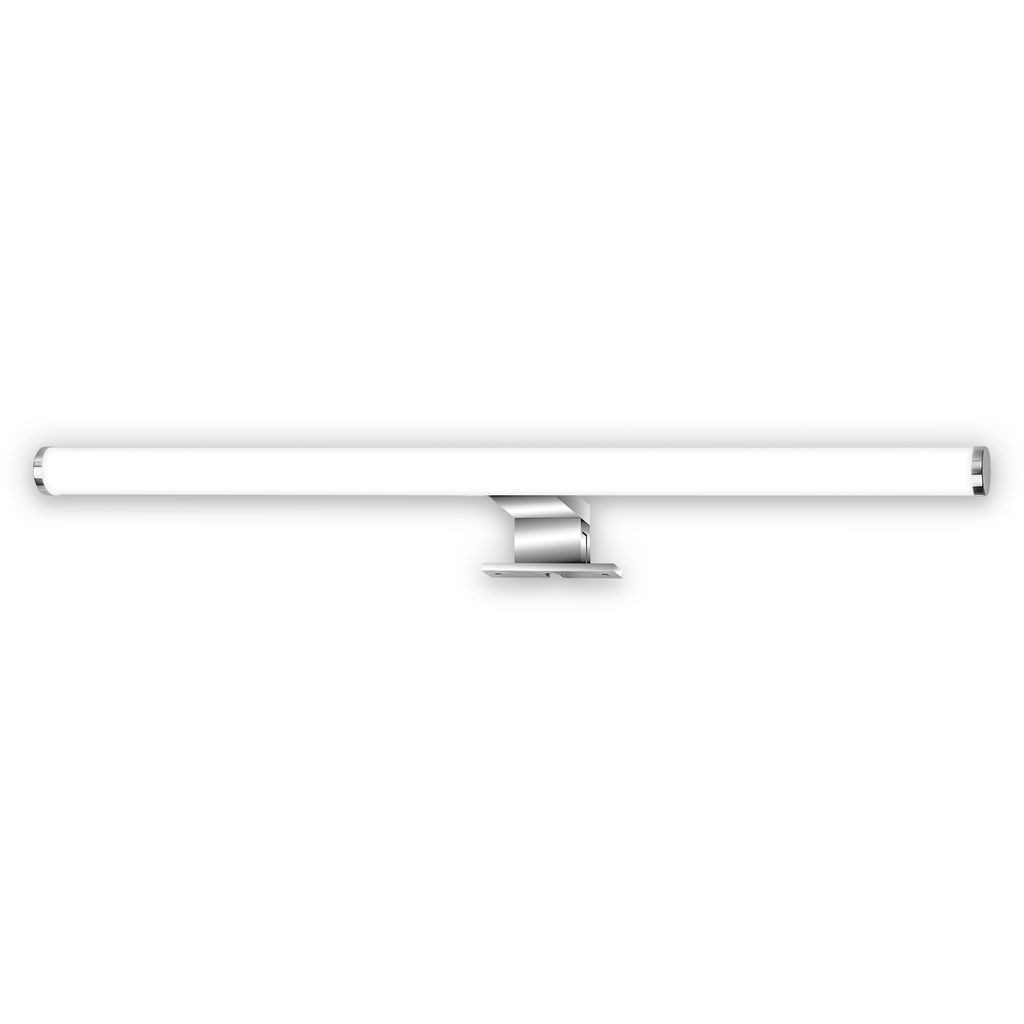 Briloner Leuchten Wandleuchte LED Spiegellampe Bad Klemmbar Schraubbar IP44, LED fest integriert, 4000K - Neutralweiß, 60x5x10 cm, Badezimmer, Spiegel