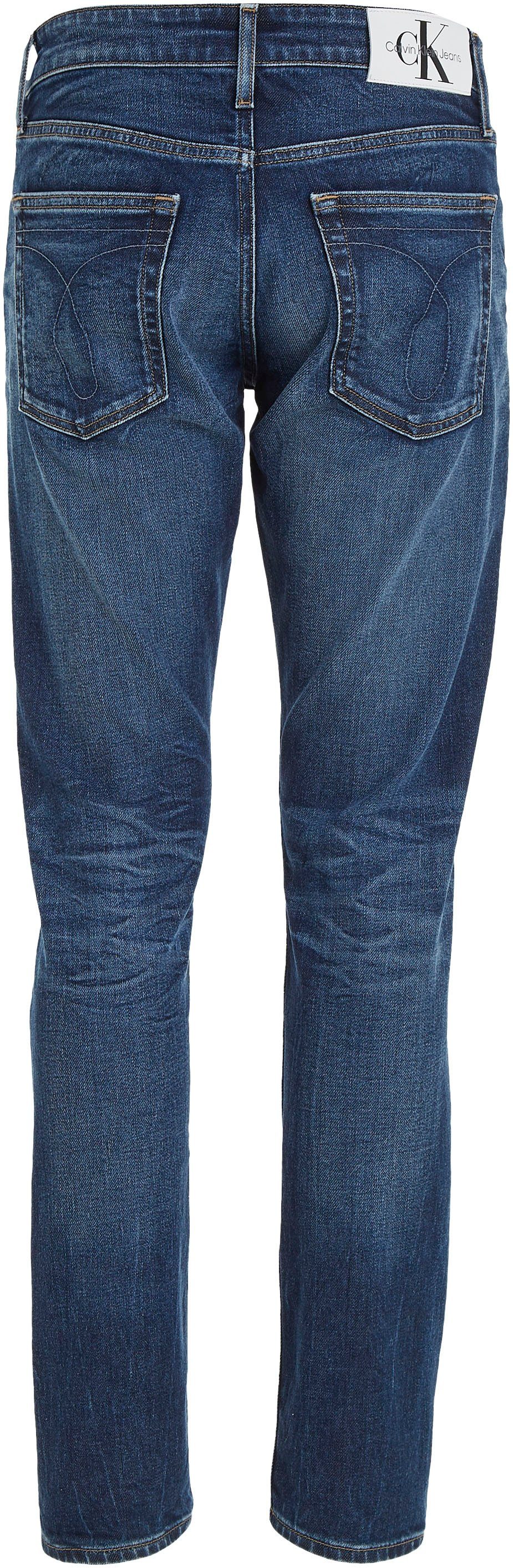 Denim 5-Pocket-Form Slim-fit-Jeans Dark Jeans in Calvin Klein