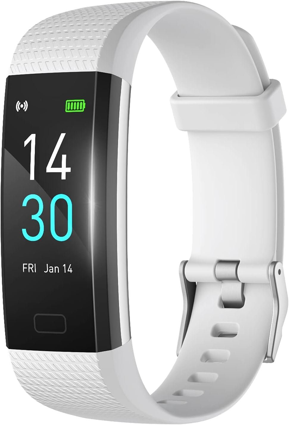MicLee Fur Damen Herren Fitness Armband Wasserdicht IP68 Farbbildschirm Smartwatch (0,96 Zoll, Android iOS), Mit Aktivitätstracker Schrittzähler Sportuhr Anruf SMS Beachten