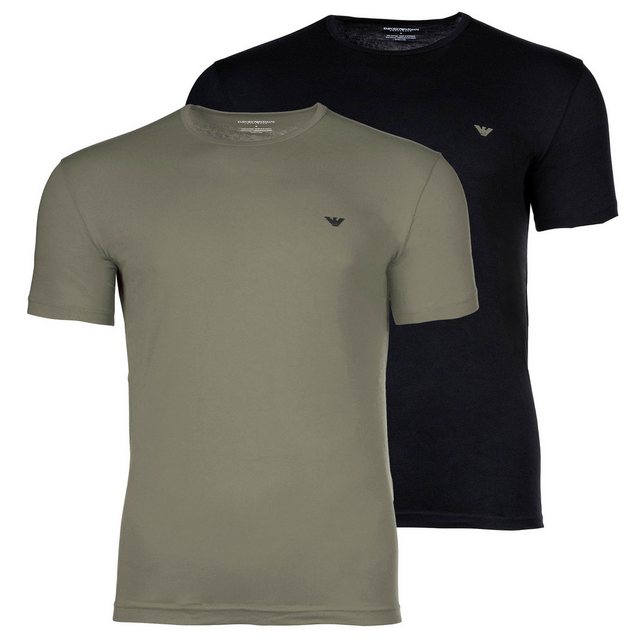 Emporio Armani T-Shirt Herren T-Shirt 2er Pack Baumwolle ENDURANCE (Packung günstig online kaufen