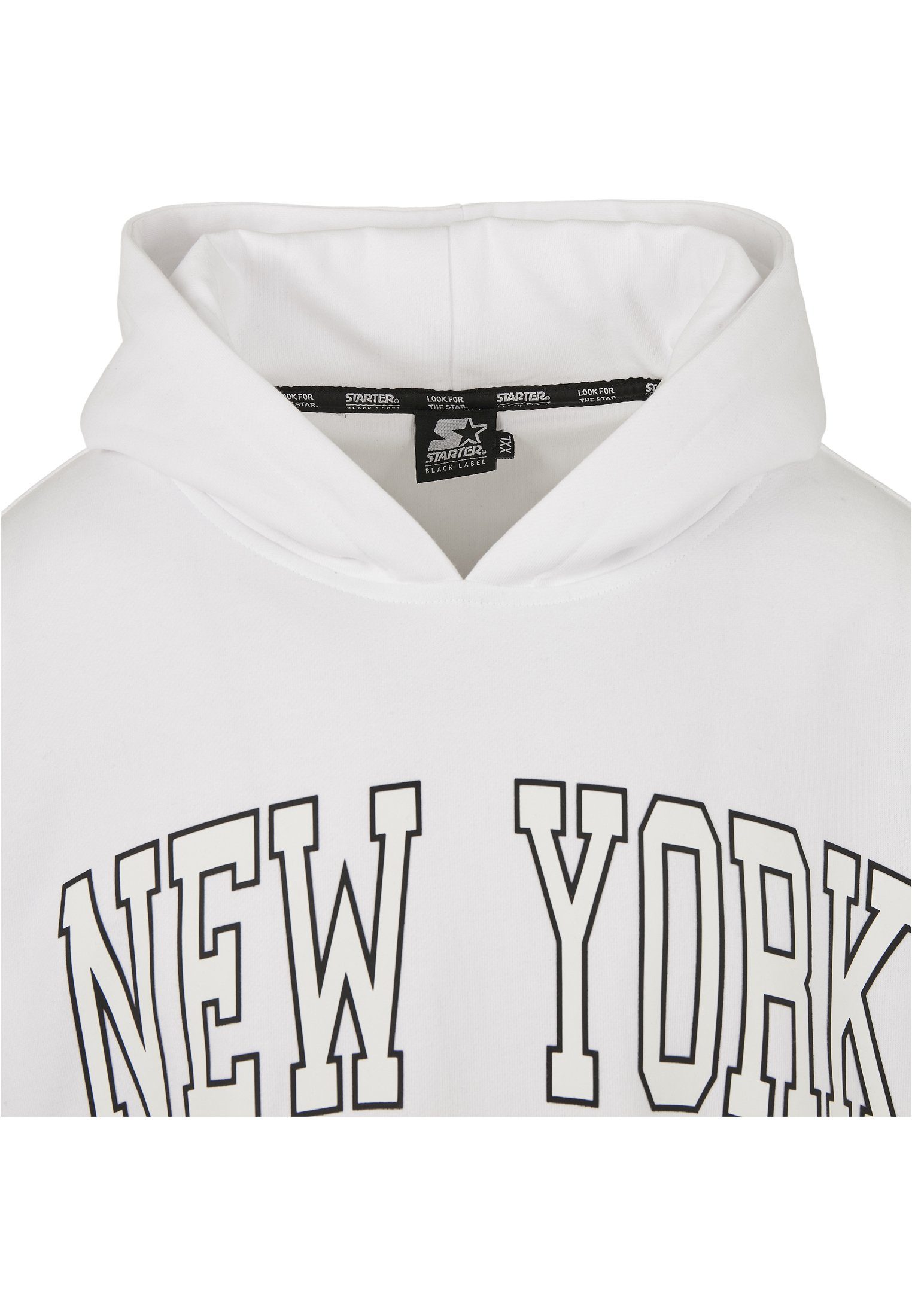 Hoody (1-tlg) white Herren Starter New Hoodie Starter York