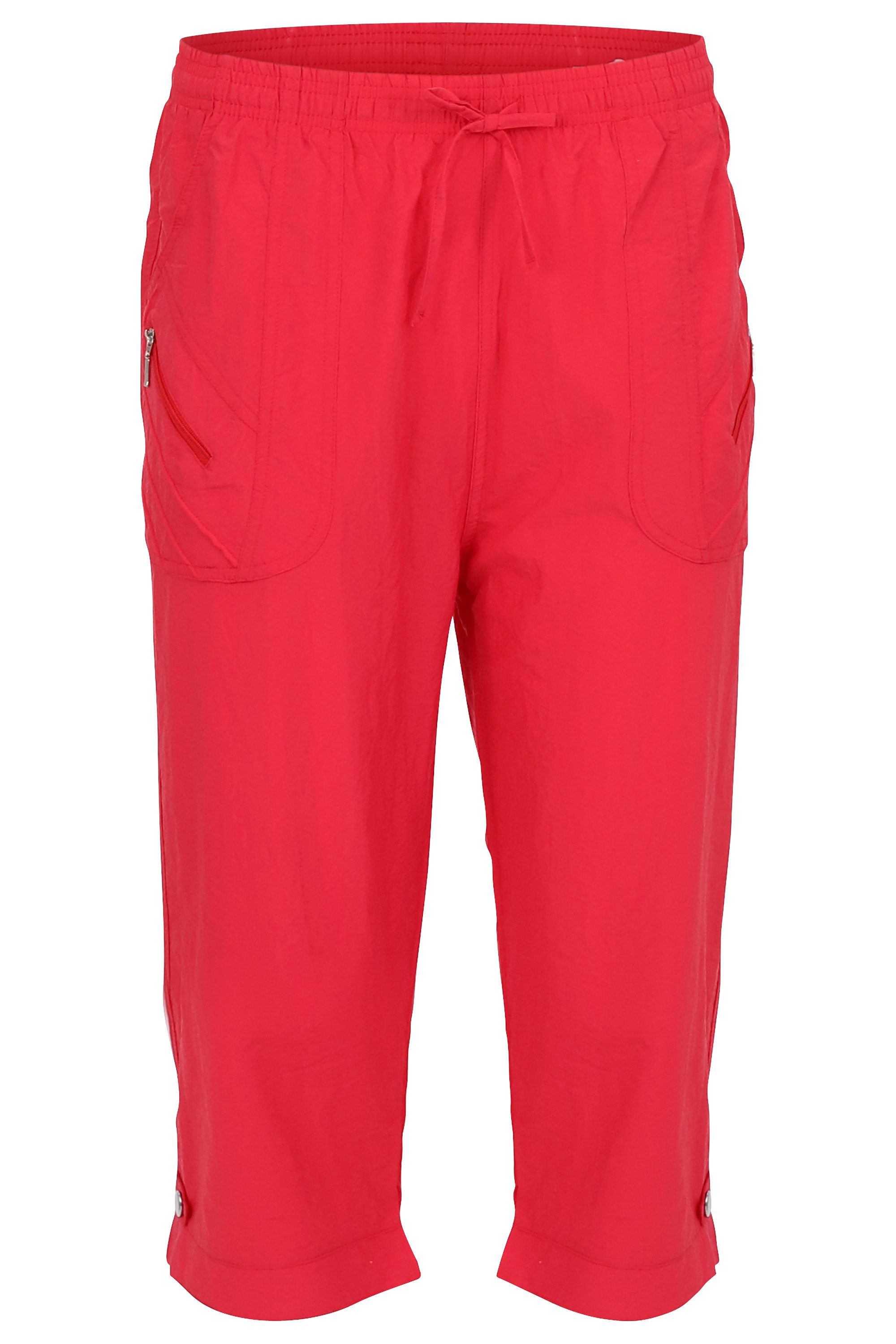 malito more than fashion Caprihose Caprihose C200 kurze unifarbene Freizeithose