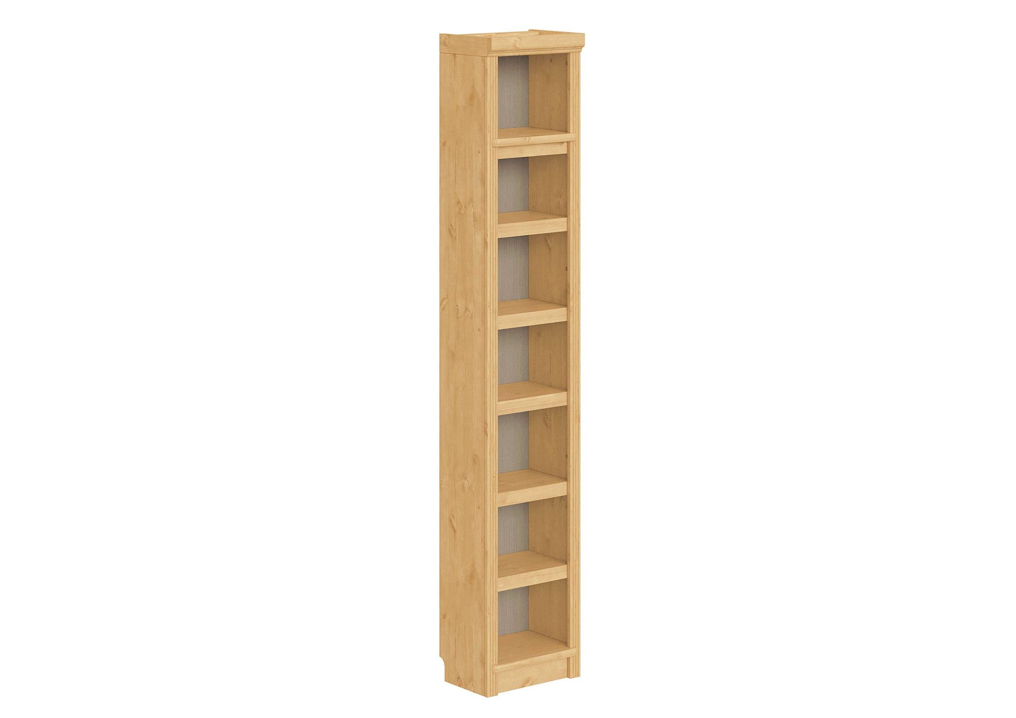 OTTO home Bücherregal Soeren Regal B/T/H: 40/29/220 cm, Kiefer FSC®-zertifiziert, 7 Fächer und 6 Einlegeböden