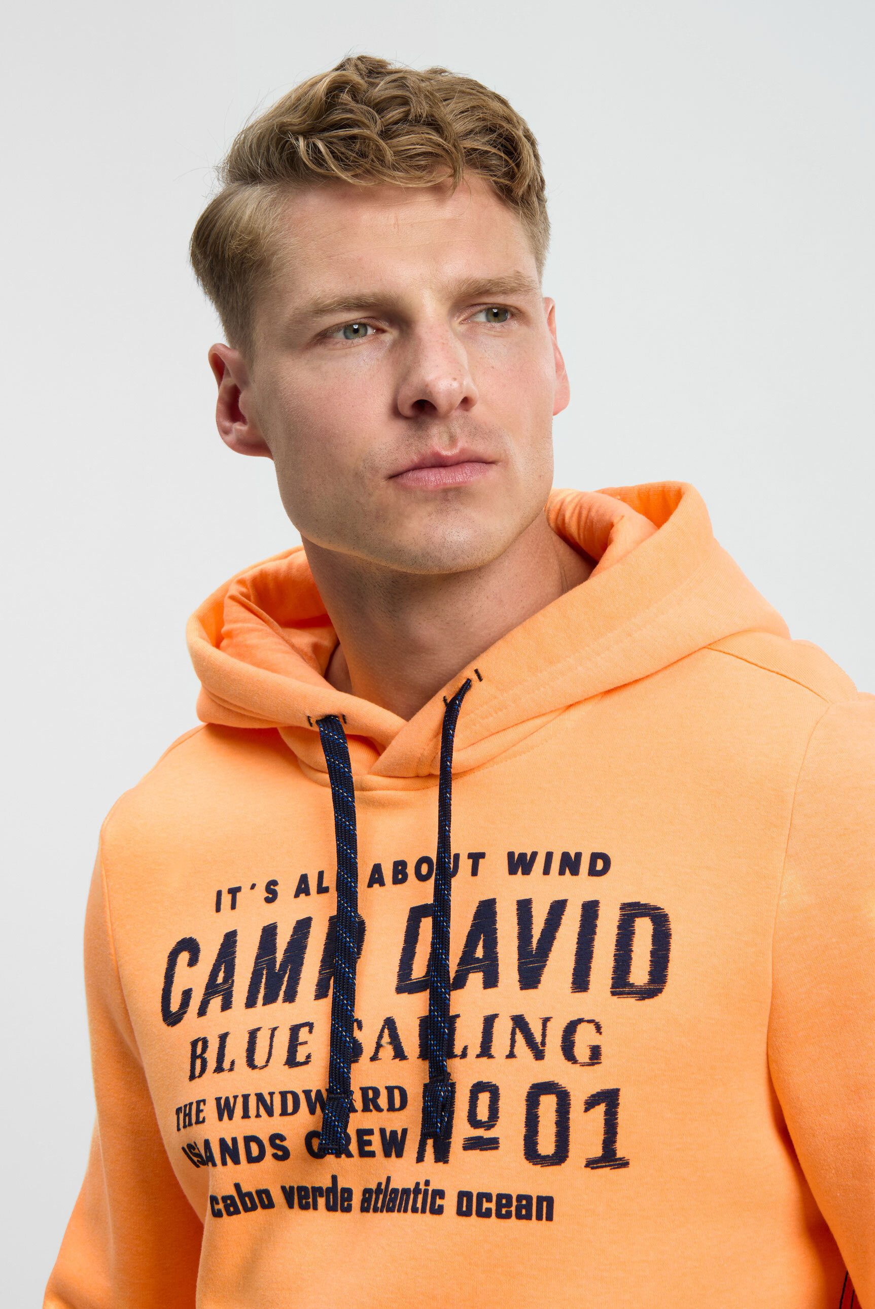 CAMP DAVID Kapuzensweatshirt mit reflektierenden Details