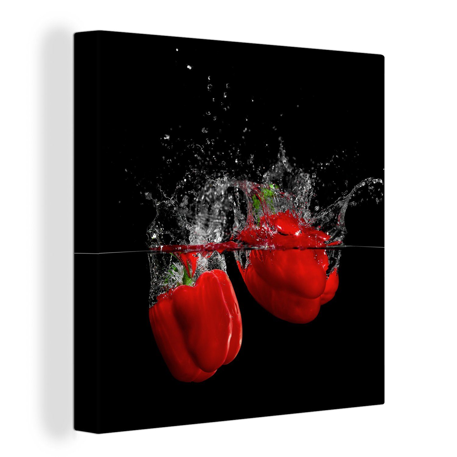 OneMillionCanvasses® Leinwandbild Paprika - Gemüse - günstig online kaufen