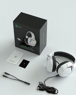 Black Shark Gaming-Headset (24 Monate Garantie, Gaming-Headset, offene akustische Gaming-Kopfhörer PC, PS4, PS5, Xbox)