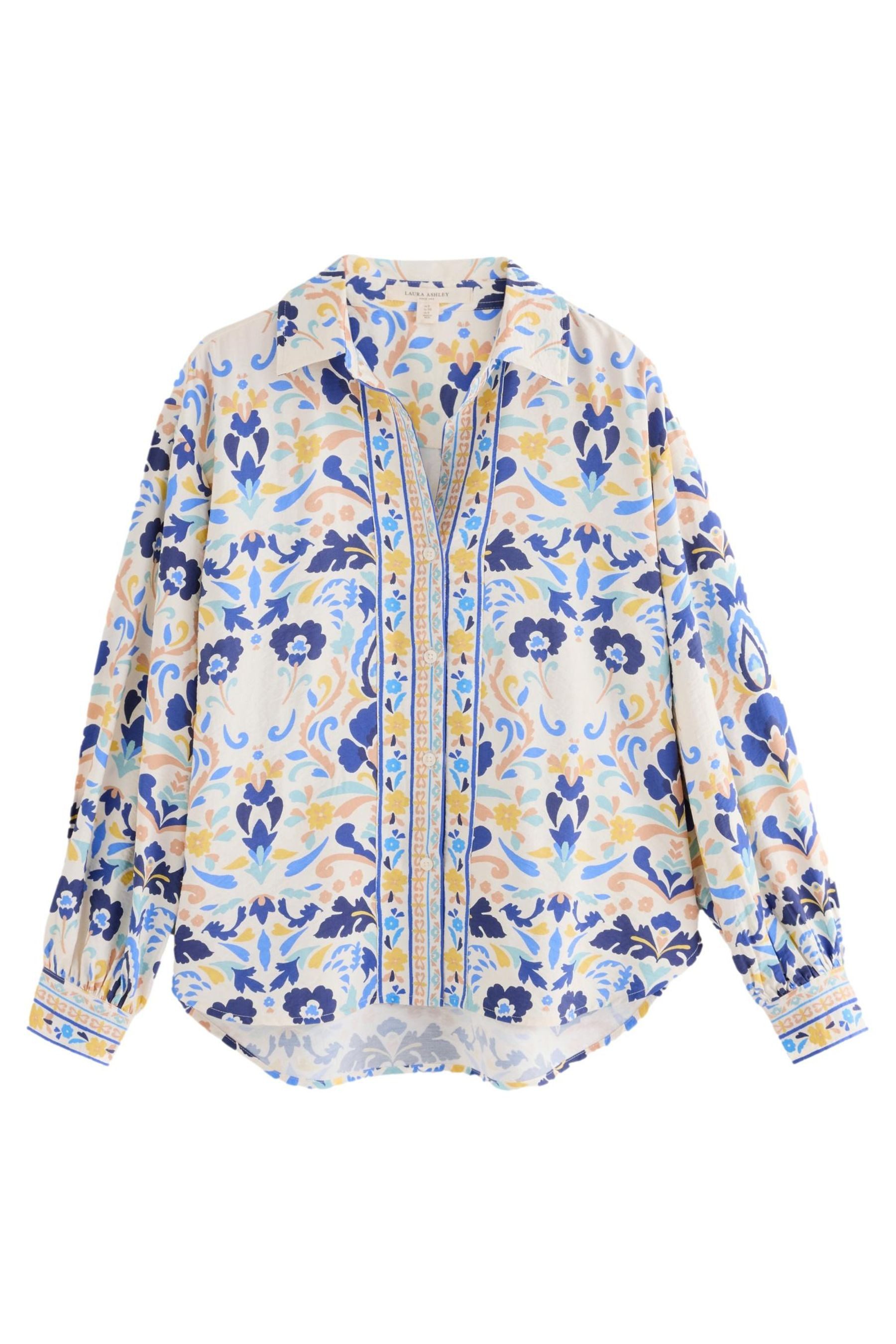 LAURA ASHLEY Druckbluse Laura Ashley Waxton Bluse zum Knöpfen (1-tlg)