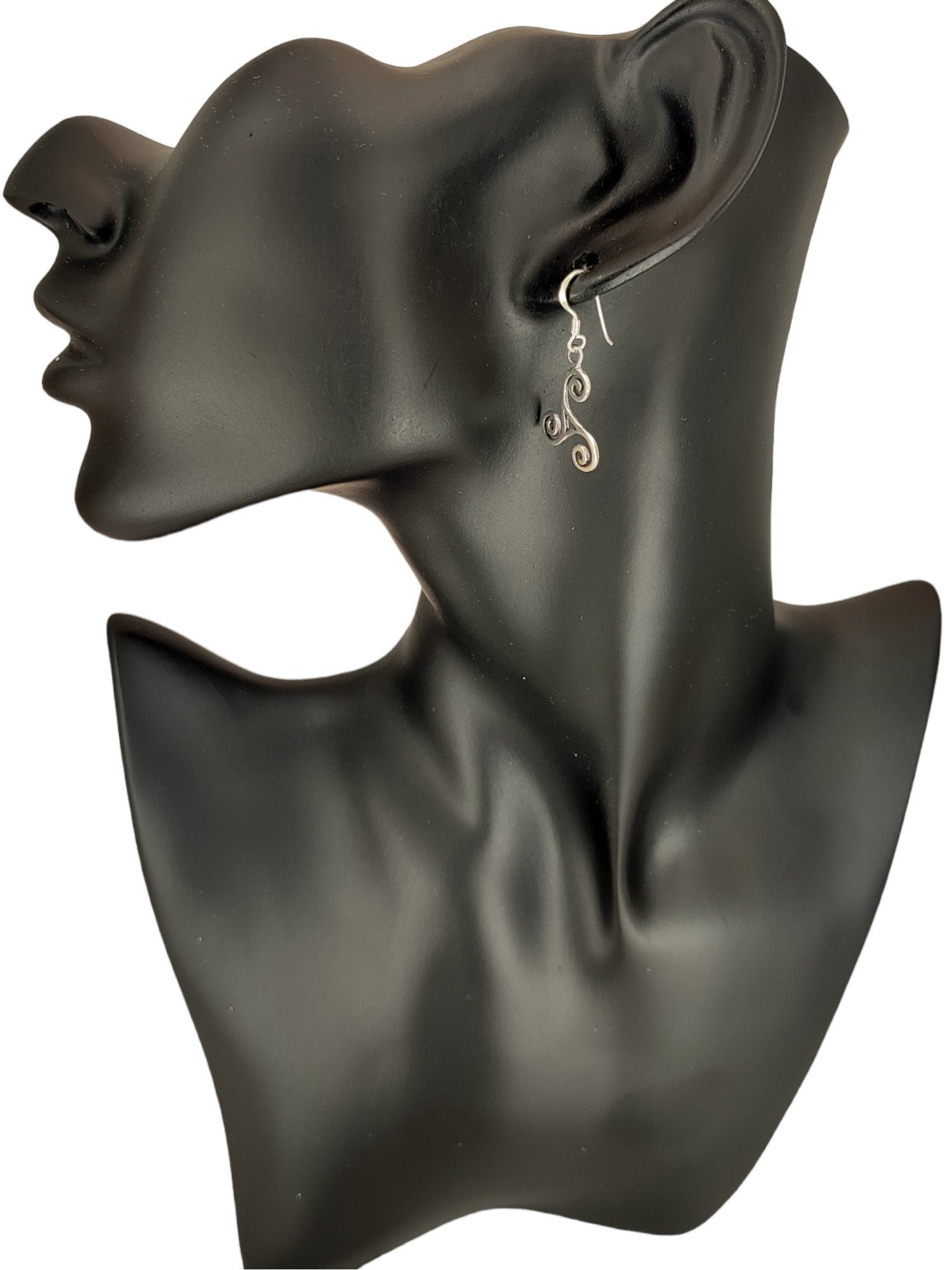 Ohrhänger Paarpreis OR.19 Ohrringe Kiss Triskele Silber 925 of Leather Ohrhänger-Set Sterling