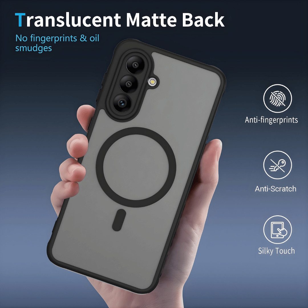 SmartUP Smartphone-Hülle + 2X Schutzglas für Samsung Galaxy A26 5G Panzerfolie MagSafe Case 9H 6,6 Zoll, MagSafe-Technologie – Bild 5 von 5