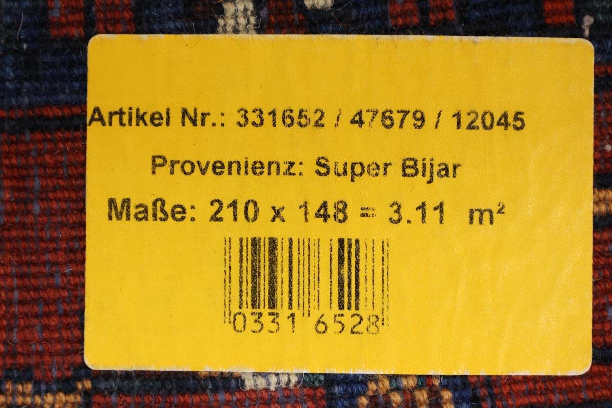 147x211 Handgeknüpfter rechteckig, Perserteppich, Orientteppich Trading, 15 mm Orientteppich Höhe: Bidjar Nain /