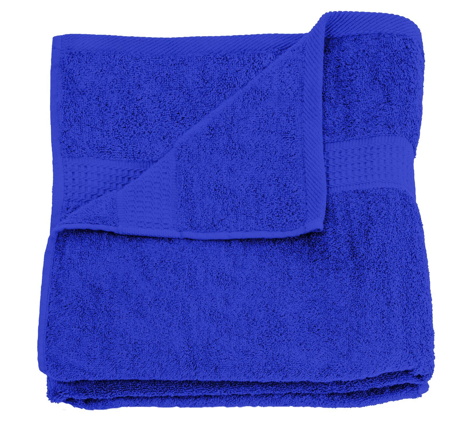 Bordüre, blau mit Royal, saugfähig Home (1-St), Frottee One Duschtuch