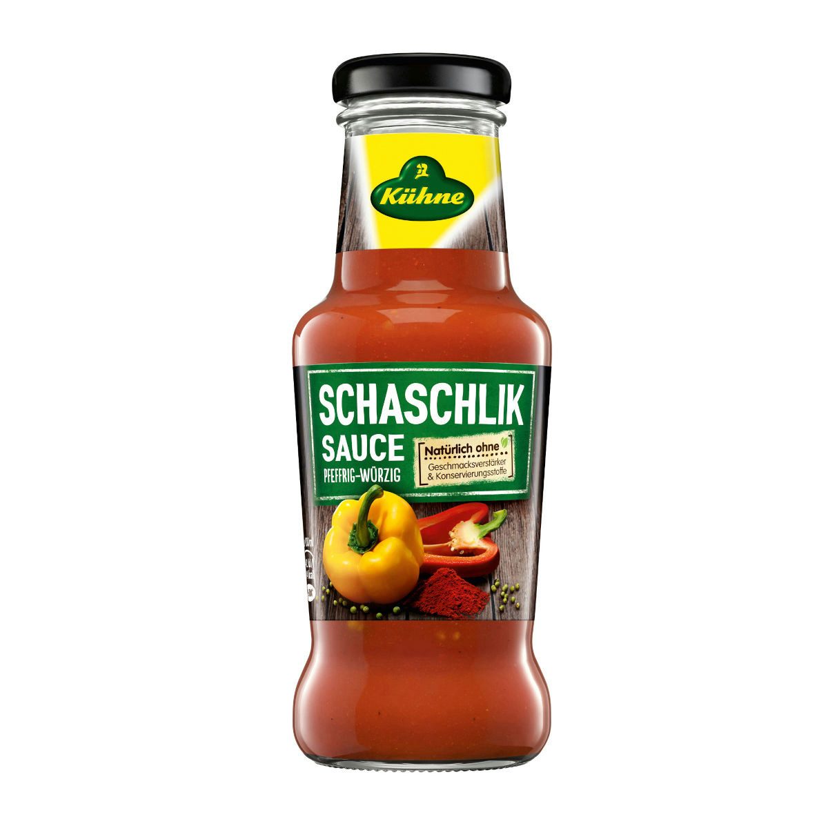 Kühne Saucen, Kühne Schaschlik Sauce schmackhafte und herzhafte Würze 250ml