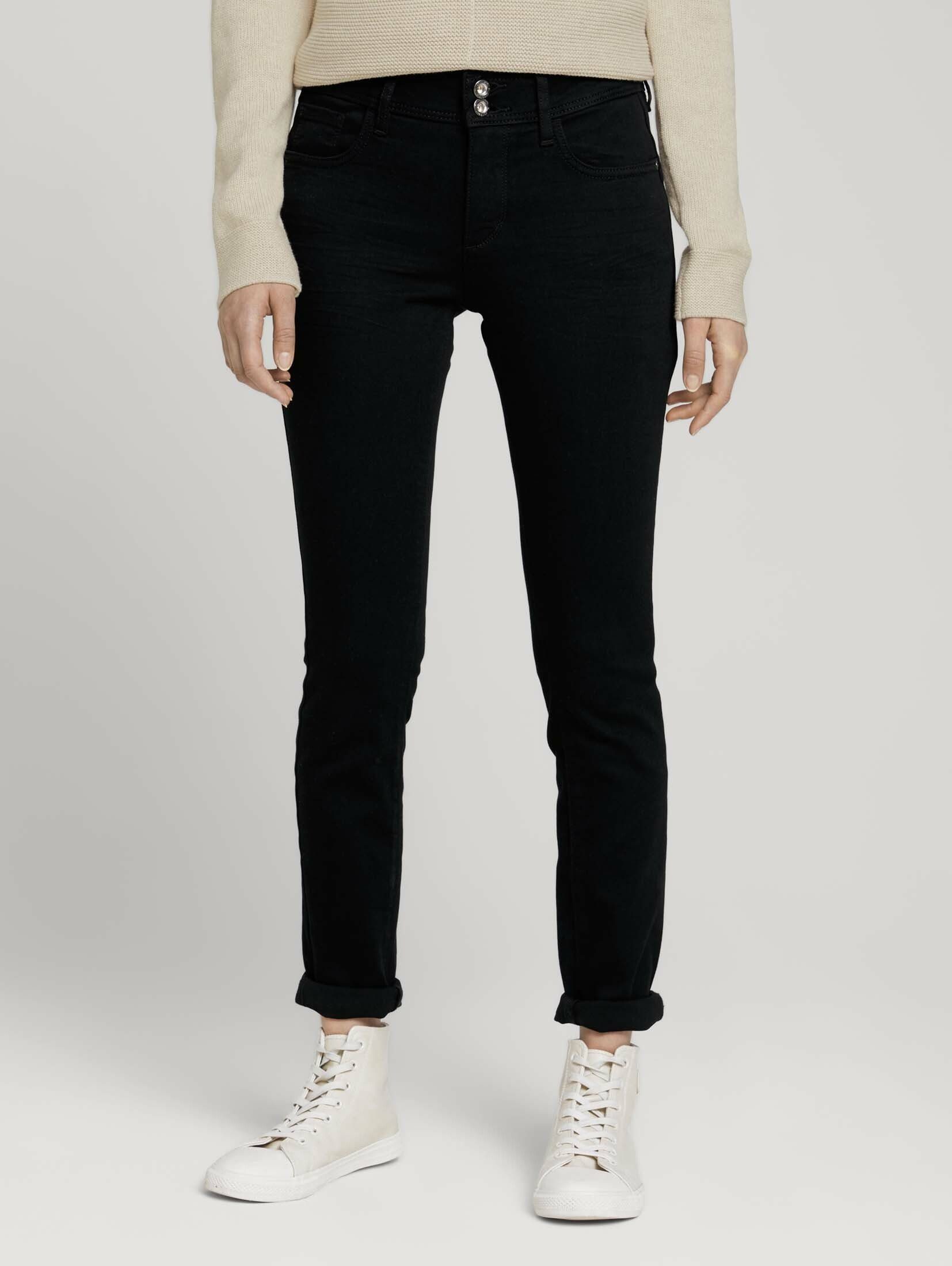TOM TAILOR Skinny-fit-Jeans Alexa Skinny Jeans black black denim
