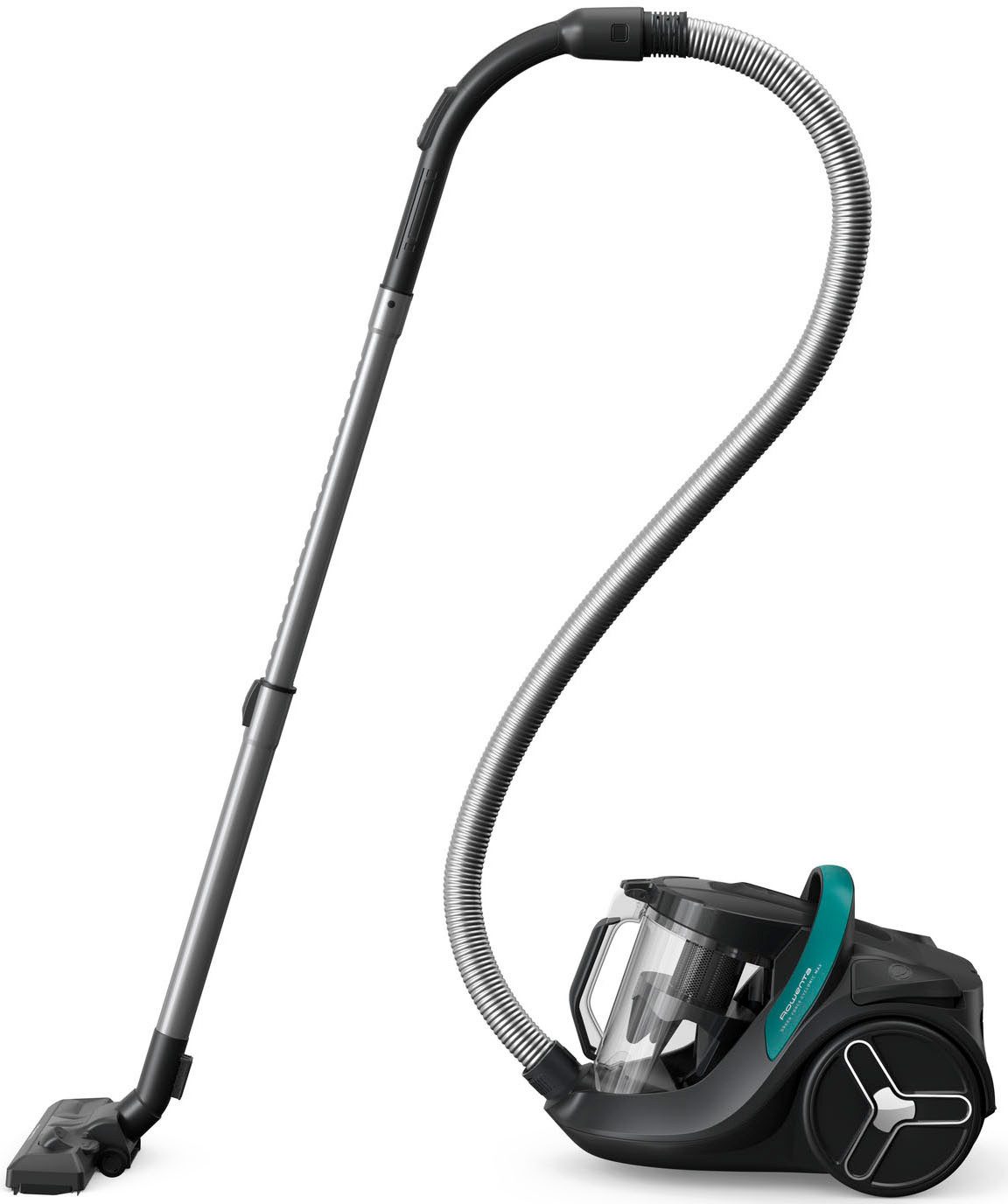 Rowenta Bodenstaubsauger Green Force Cyclonic Max, beutellos mit XXL Fassungsvermögen, kompakt, 750 W, beutellos, ECO-Design, sehr leise mit nur 73 dB(A), 99,98% Filtration, RO7B12