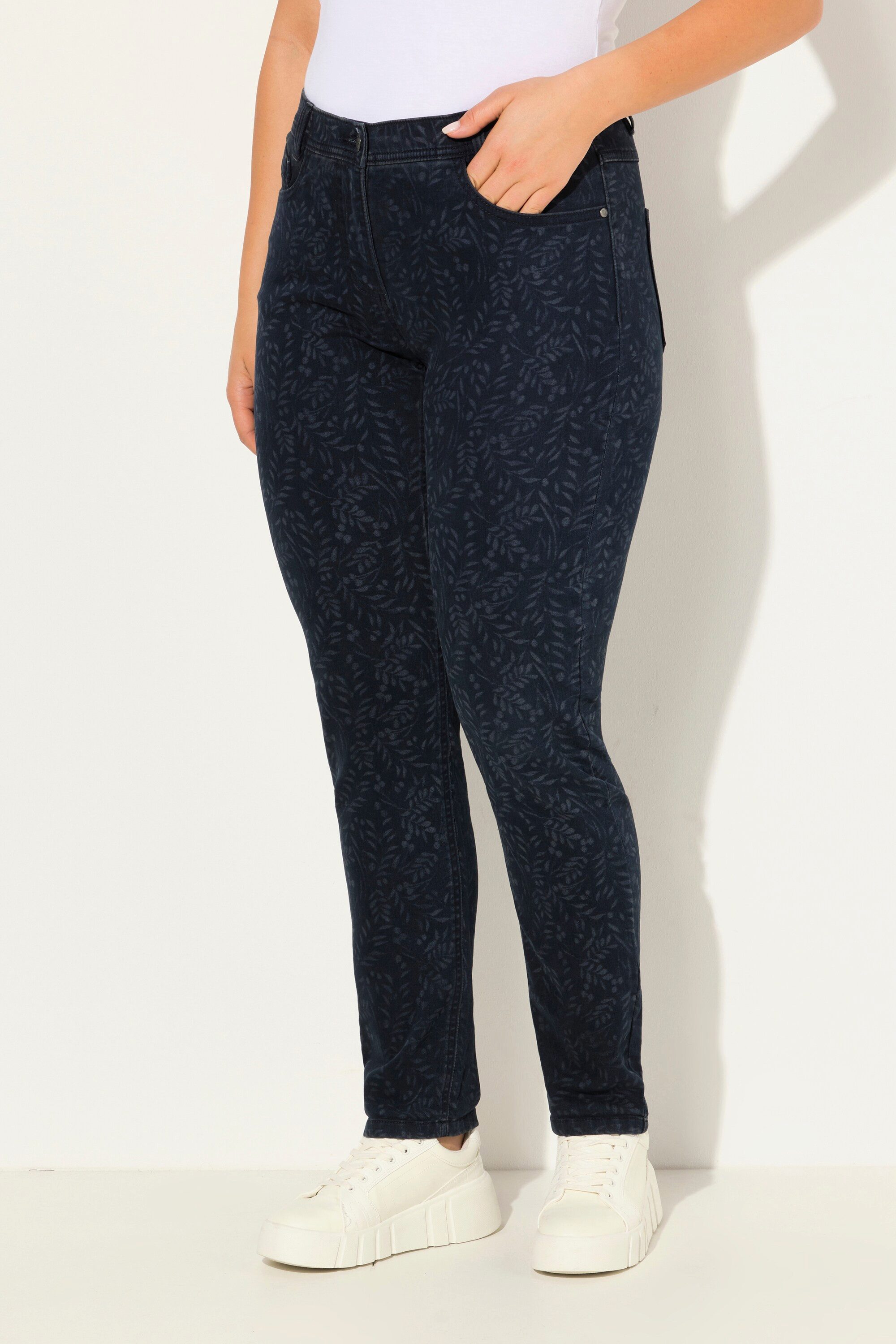 Ulla Popken Regular-fit-Jeans Boyfriend-Jeans weites Bein günstig online kaufen
