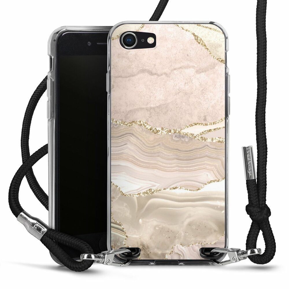 DeinDesign Handyhülle »Rose Marble Dream Golden Stripes« Apple iPhone SE  (2022), Handykette, Hülle mit Band, Case zum Umhängen, Cover mit Kette  Glitzer Look Marmor Utart online kaufen | OTTO