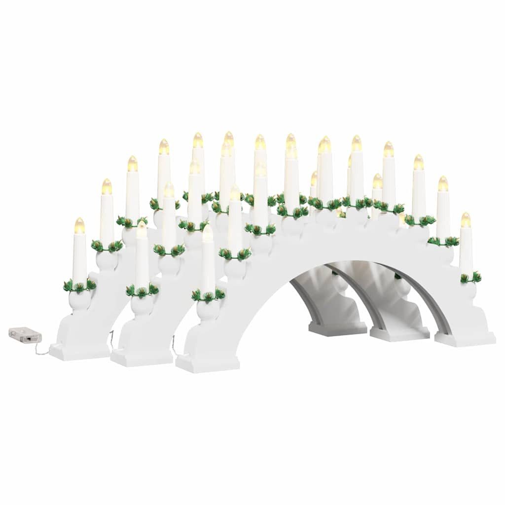 vidaXL Weihnachtspyramide Schwibbogen Lichterbogen Adventsbogen 3er Set mit 10 LED Свечи 3 pcs