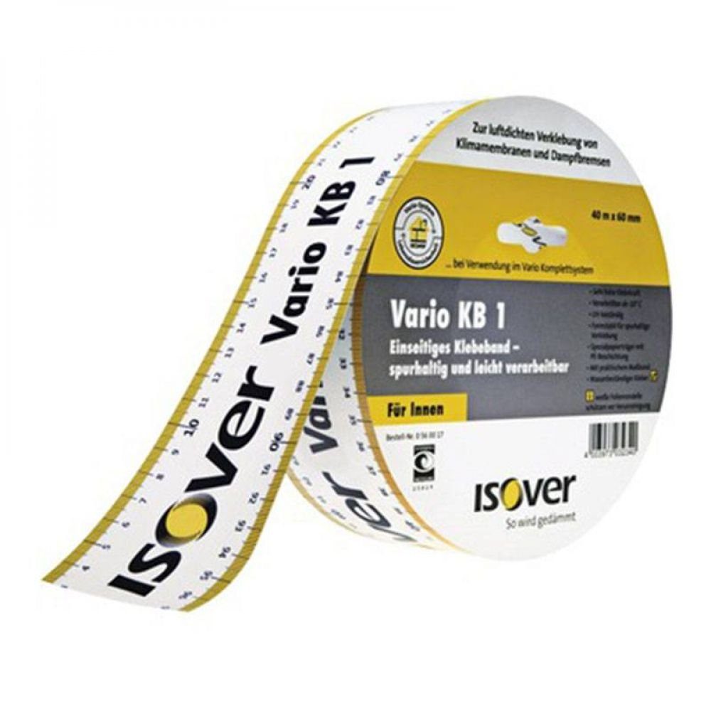 Isover Dampfsperrklebeband Isover Klebeband Vario KB1 60 mm x 40 m für Überlappungen