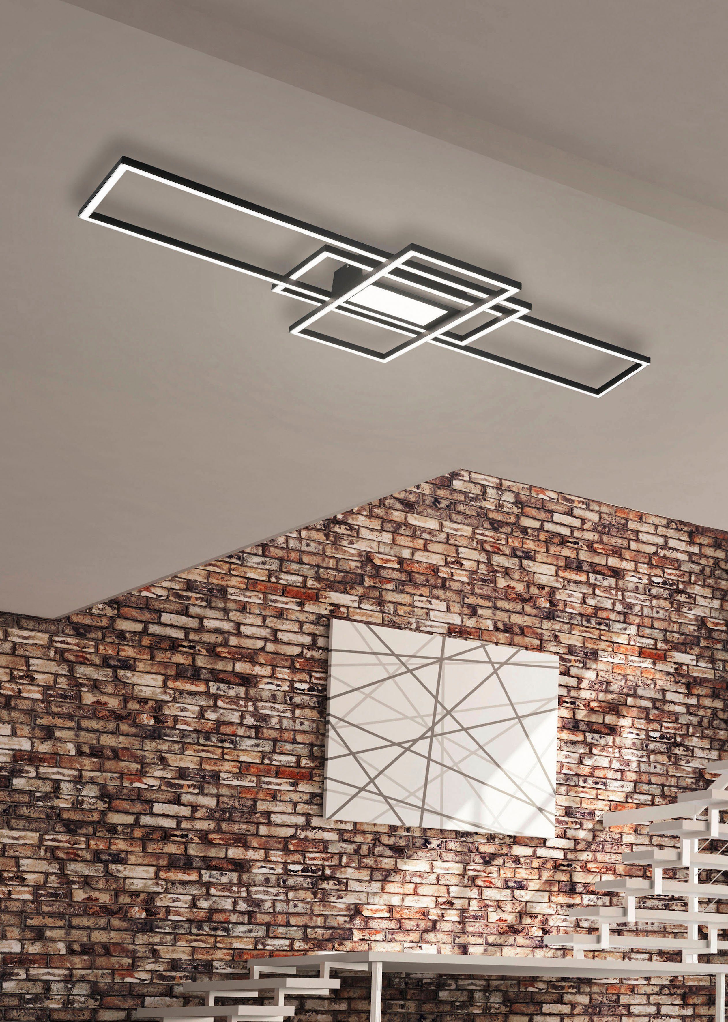 TRIO Leuchten LED Deckenleuchte MILA, Dimmfunktion, günstig online kaufen