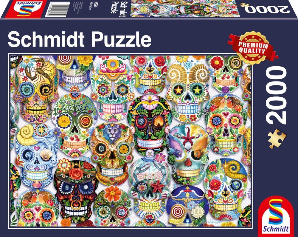 Schmidt Spiele Puzzle La Catrina 58995, 2000 Puzzleteile