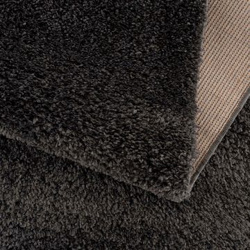 Hochflor-Läufer Pulpy 100, Carpet City, rechteckig, Höhe: 30 mm, besonders weich, mit Fransen, Uni Farben