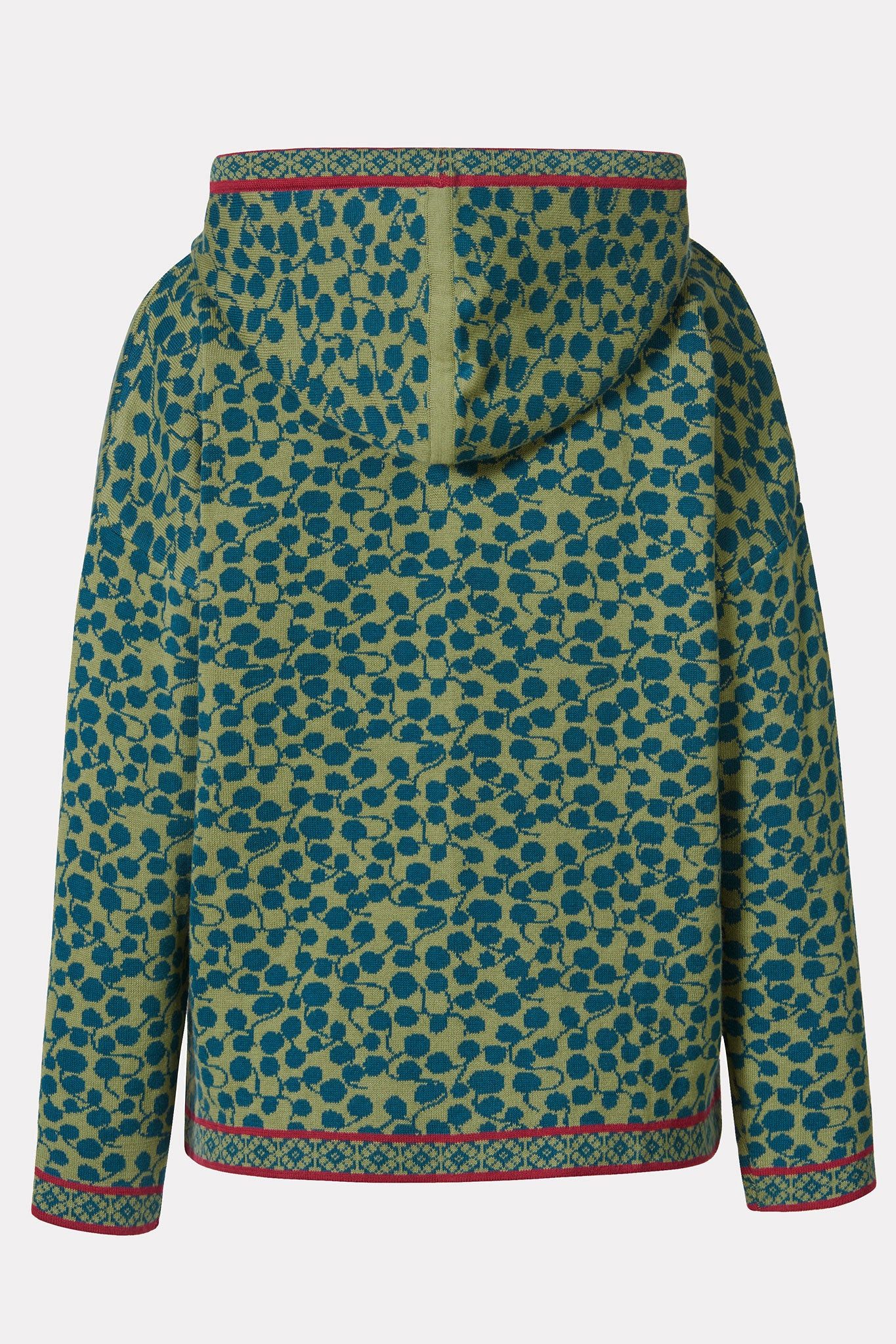 Himalaya Clothing Kapuzenpullover Damen mit stilvollem Tropfenmuster - Kapu günstig online kaufen