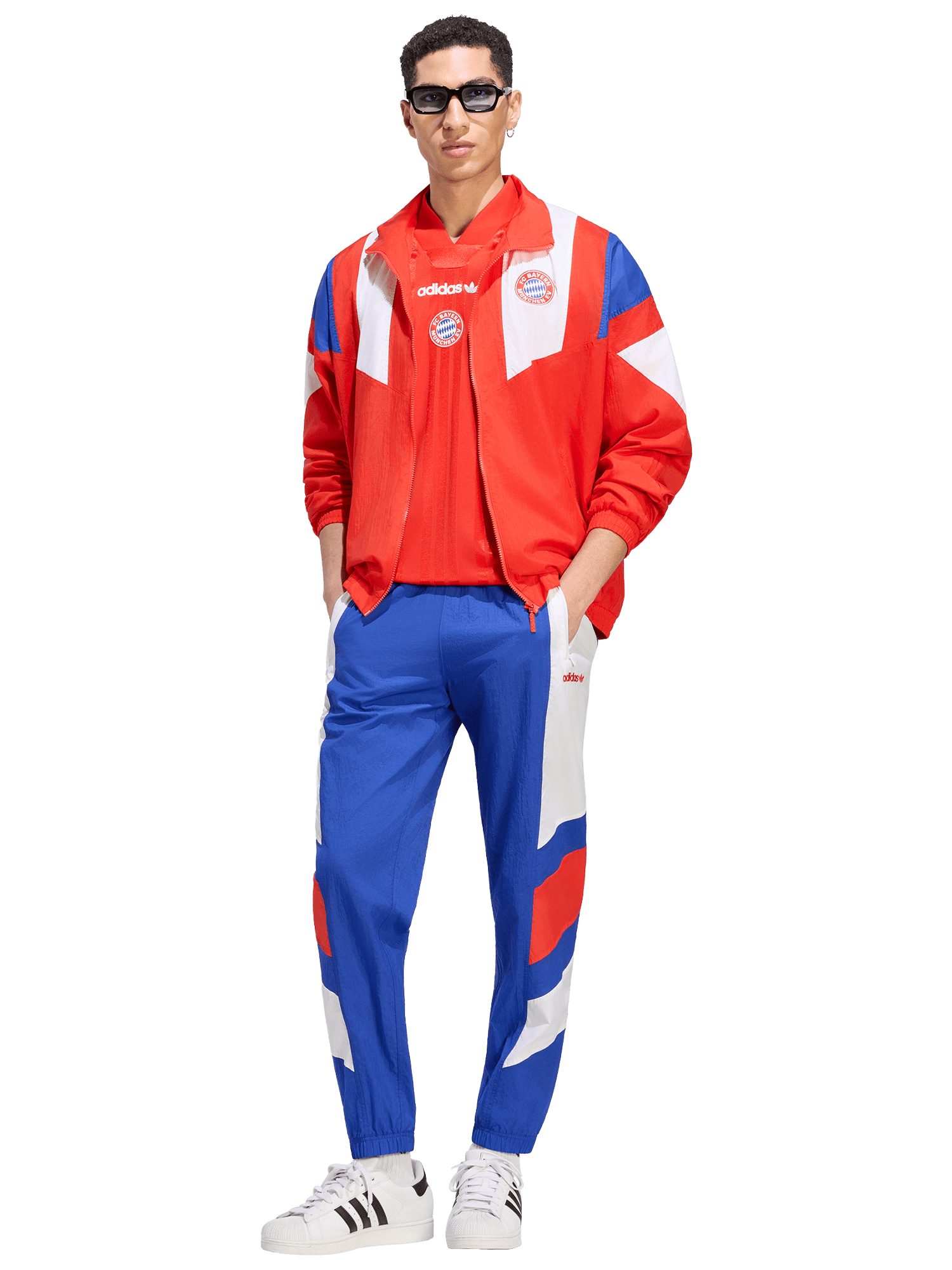 adidas Performance Windbreaker FC Bayern München, Jacke EQT, Herren, Rot – Bild 3 von 5