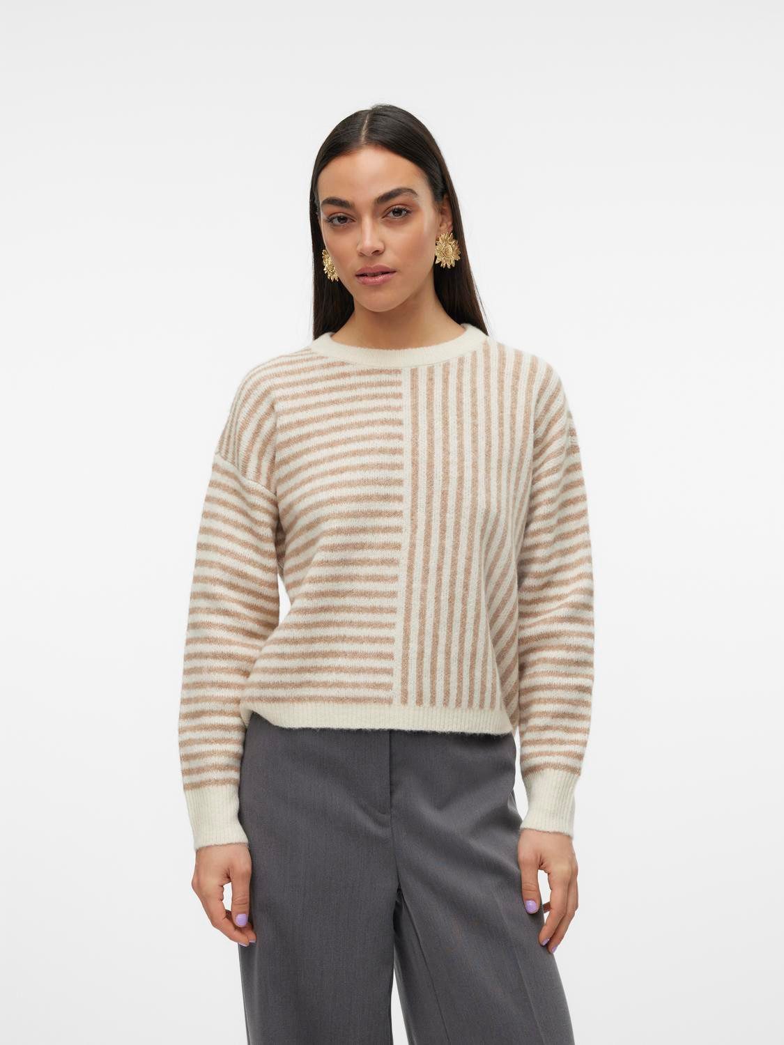 Vero Moda Strickpullover VMURANUS LS ONECK günstig online kaufen