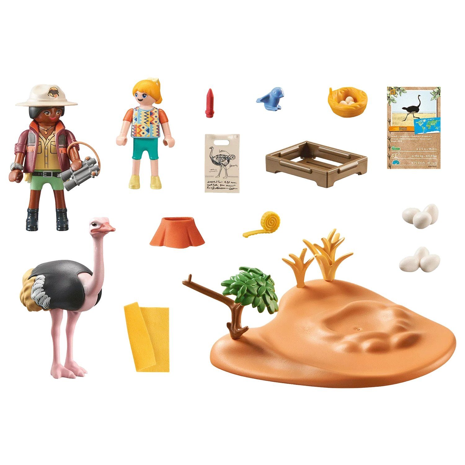 Playmobil® 71296 Wiltopia - Zu Gast bei Papa Strauß Konstruktions-Spielset – Bild 4 von 4