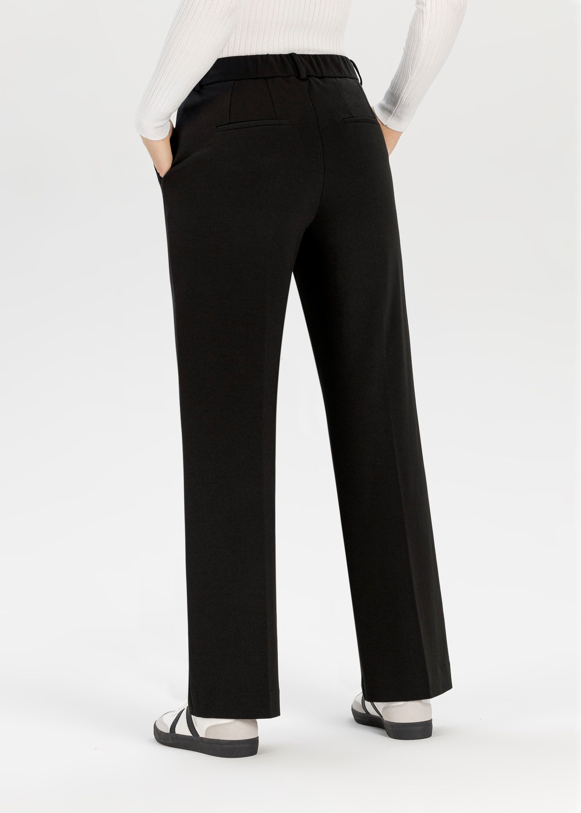 Stehmann Jerseyhose Fenja2-780 im Straight Fit, mit Bügelfalte – Bild 3 von 4