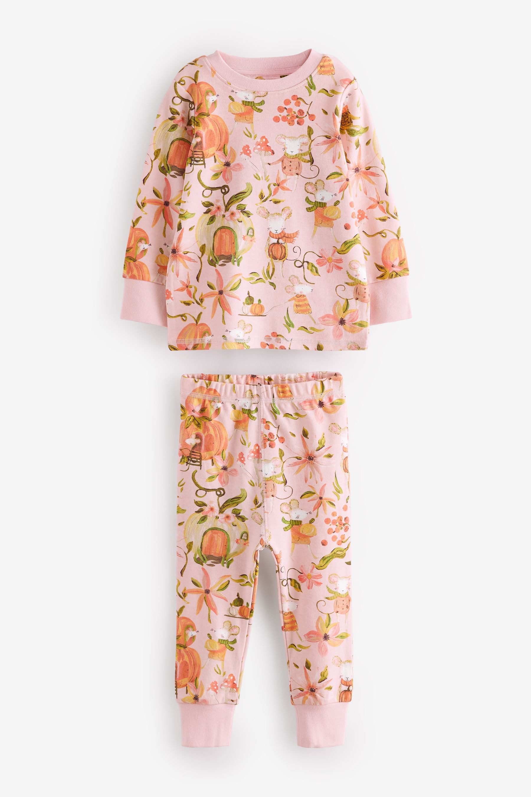 Next Pyjama Ballerina-Schlafanzug aus Baumwolle, 3er-Pack (6 tlg)