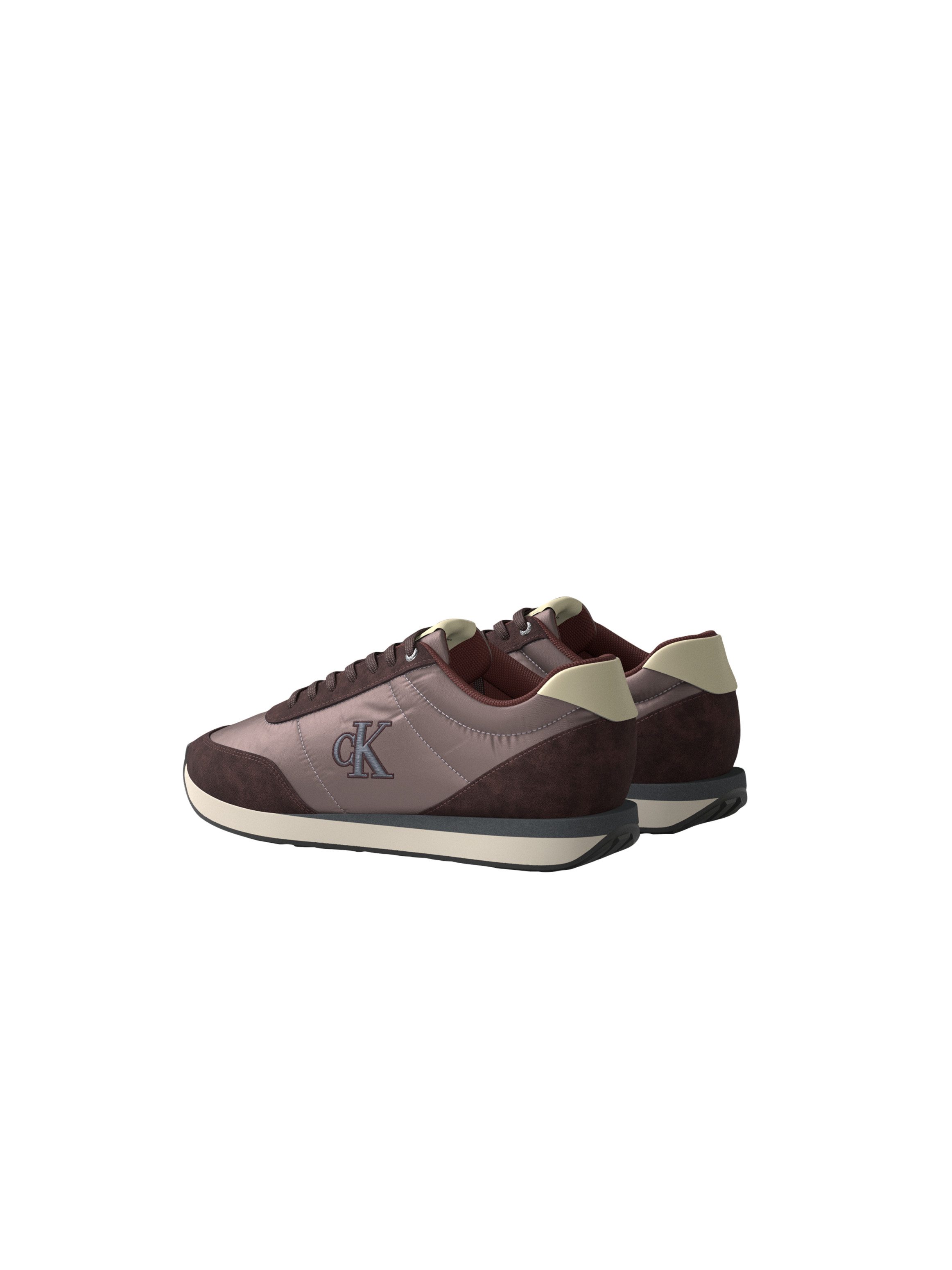 Calvin Klein Jeans RETRO RUNNER ESS MIX MAT Sneaker Runner-Sneaker, Freizeitschuh, Halbschuh mit seitlichem CK-Logo