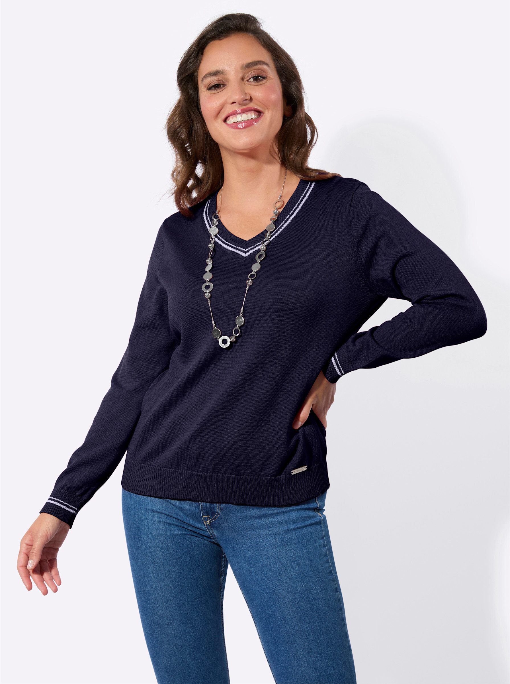Witt Strickpullover Baumwollpullover günstig online kaufen