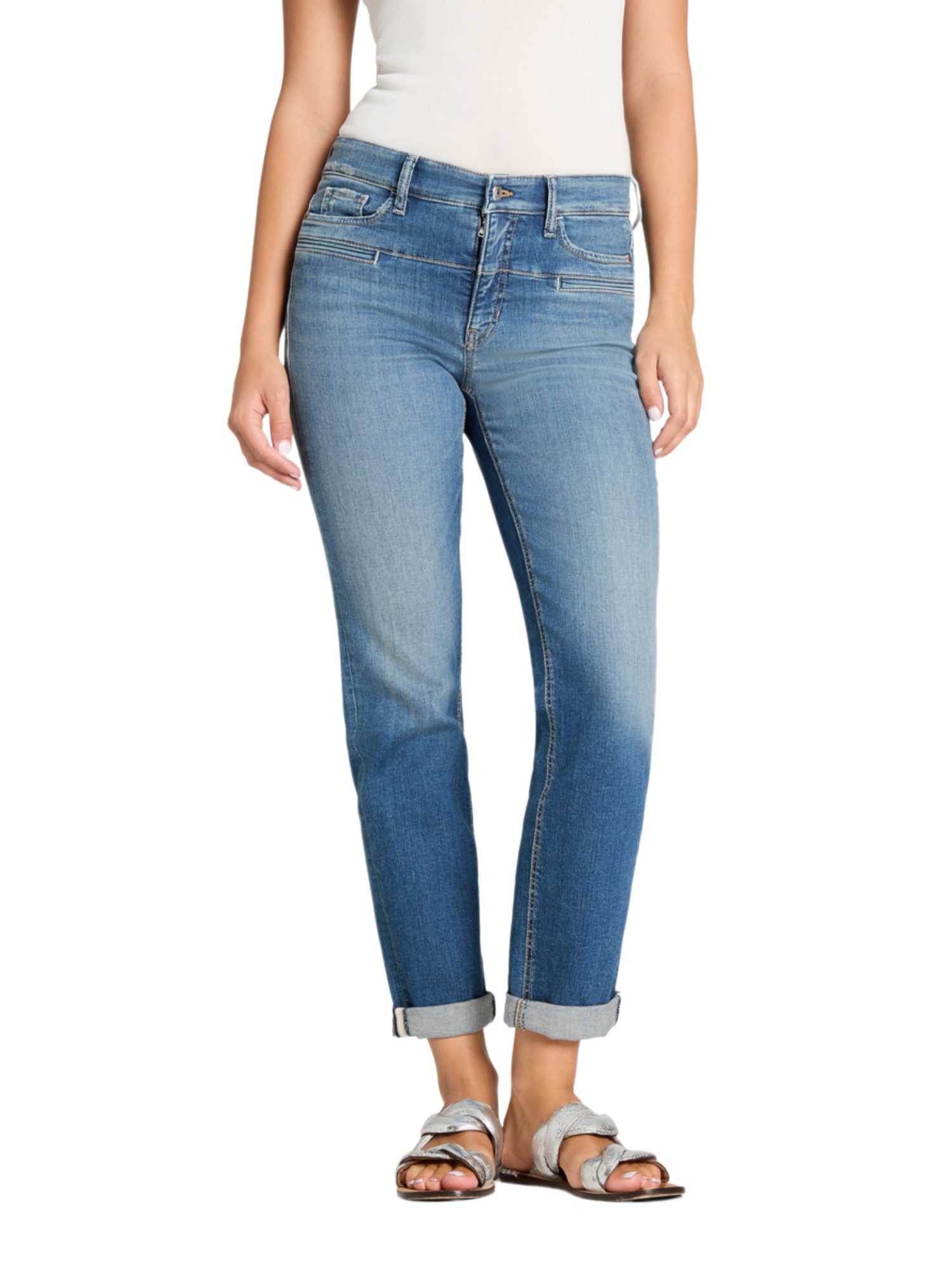 Cambio Stretch-Hose color:blau,type:Casual,material:Baumwolle,fit:Slim Fit,waist:Mittel
