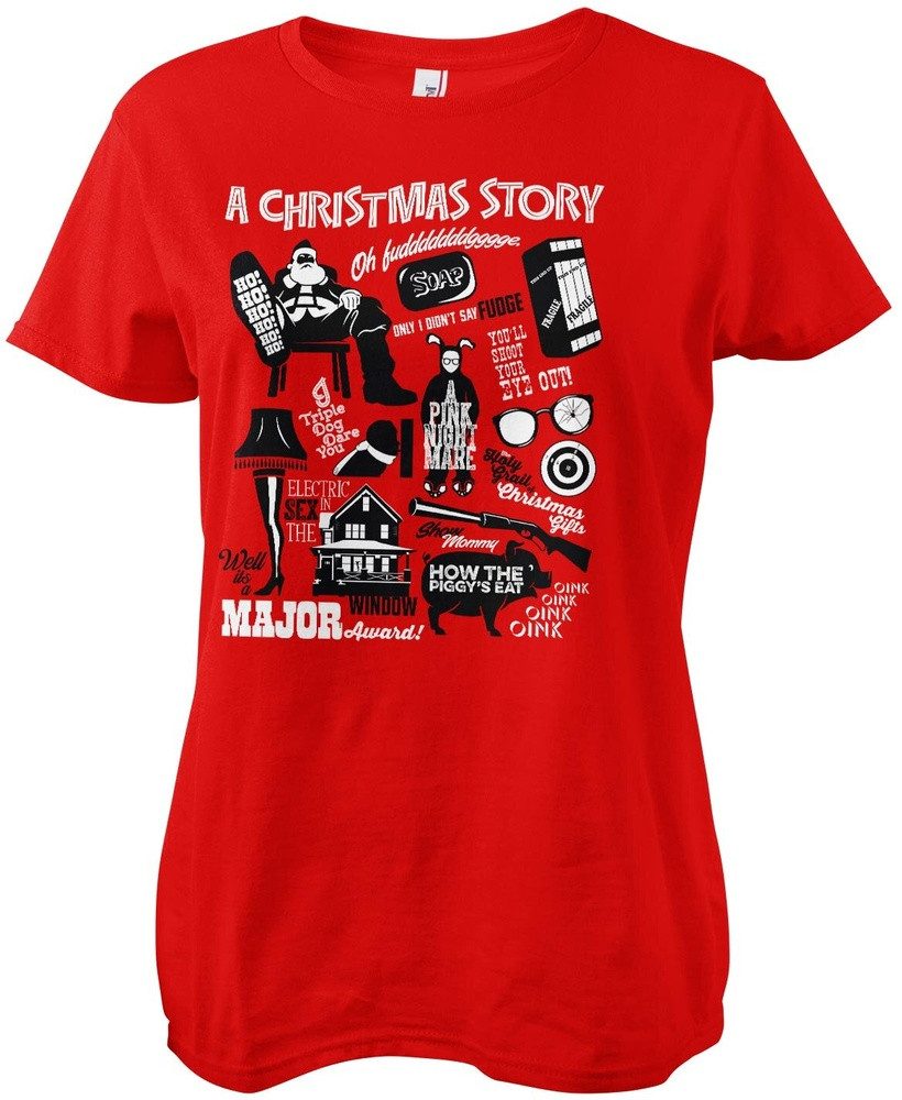 A Christmas Story T-Shirt Icons Girly Tee
