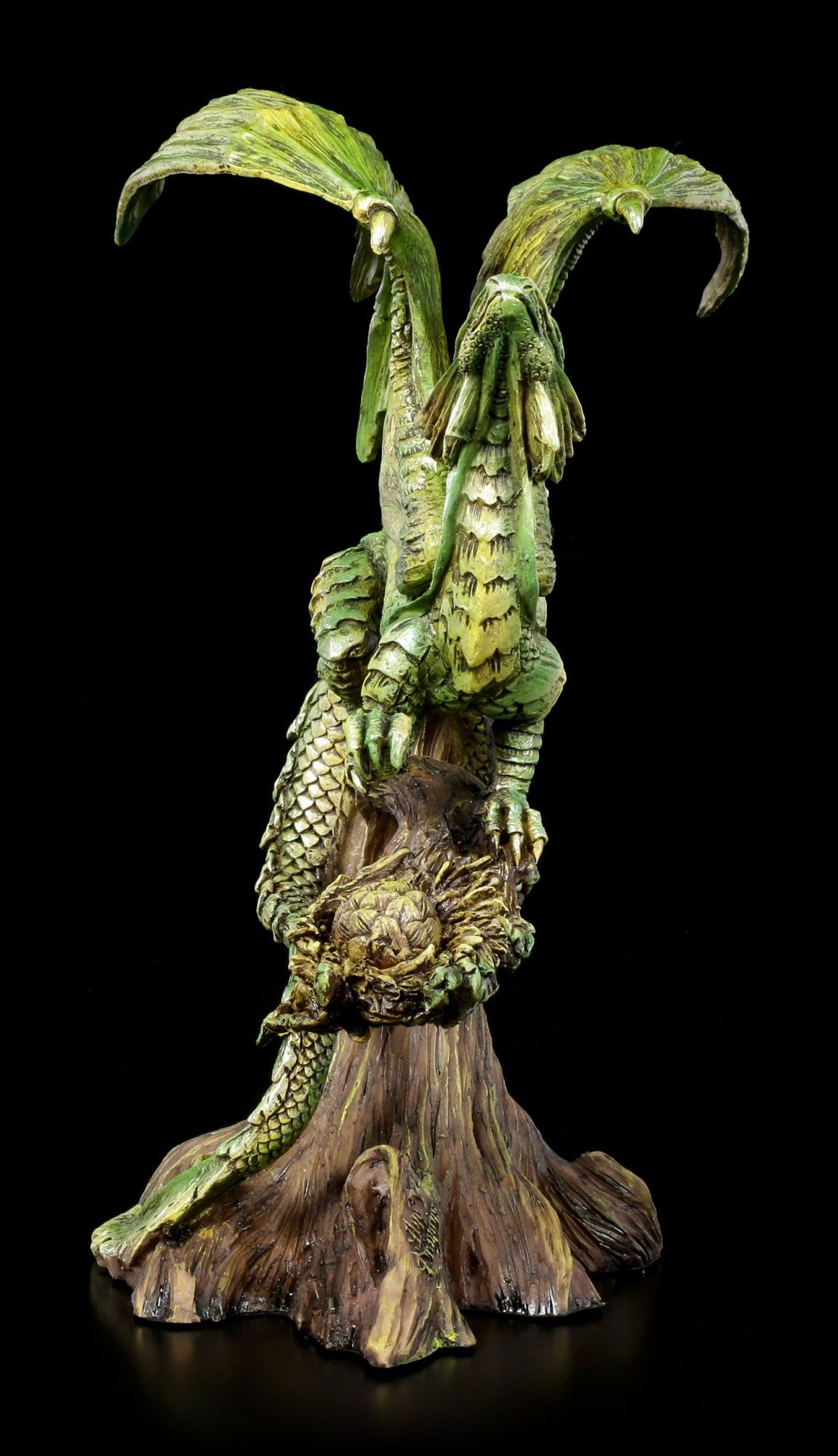 Figuren Shop GmbH Fantasy-Figur Drachen Figur - Adult Forest Dragon - Anne Stokes Fantasy Dekofigur