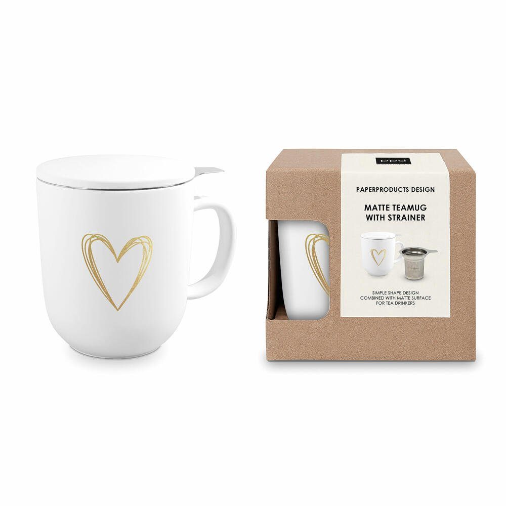 Tasse Pure Heart gold Matte T-Mug 350 ml
